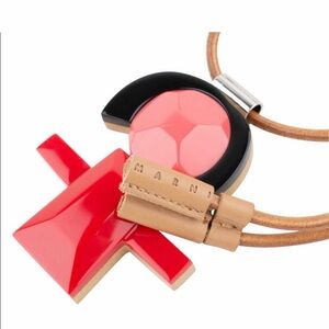 New MARNI Little Girl Resin Necklace